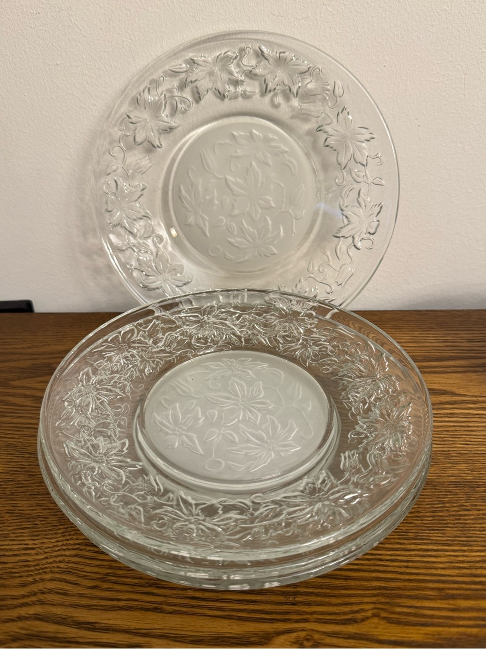 Vintage Princess House "Fantasia" Salad / Luncheon Plates - Set of 4